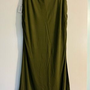 Old Navy Olive Green Maxi Skirt